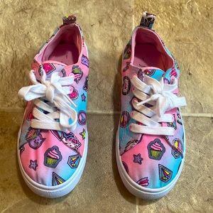 FabKids Sticker Icon Lace Up Sneaker